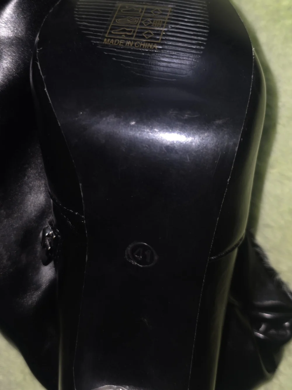 Brand New Black Over-the-Knee Slouch Stiletto Boots